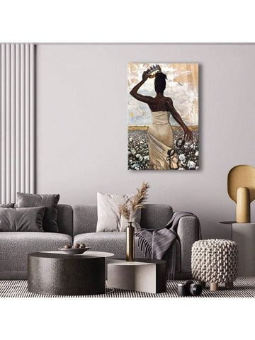 Empowering African Queen Canvas Print - Inspiring Wall Art for Every Room - Framed Canvas Poster
