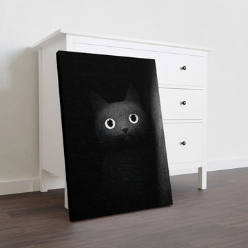 Elevate your living space with the Black Cat Eyes Canvas Wall Art, a modern minimalist print designed to add a striking focal point to any room. Perfect for placement above sofas, bedsides, or as a distinctive home decor accent, this canvas features sharp, captivating cat eyes that blend simplicity with boldness. Its clean lines and monochromatic palette complement contemporary interiors, enhancing ambiance without overwhelming your existing decor. Crafted for durability and visual impact, this piece offers