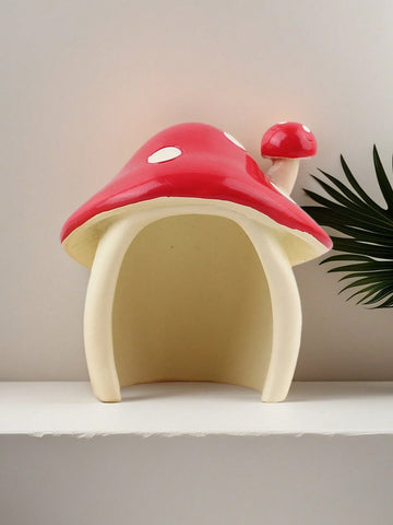 Create a whimsical and enchanted atmosphere with our Charming Mushroom House Decor. This delightful addition will bring life to your miniature gardens and courtyards. Handcrafted with intricate details, it will surely be the centerpiece of your outdoor space. Add a touch of magic and wonder with this charming decoration.