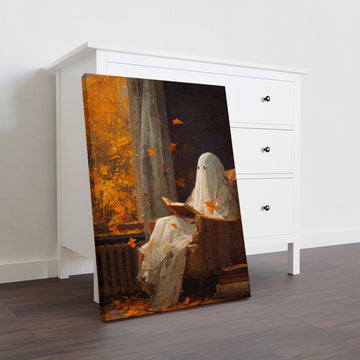 Elevate your autumn ambiance with this Halloween Ghost Reading Book Canvas Wall Art. Perfectly blending spooky charm and cozy fall vibes, it enhances living rooms, sofa backdrops, and bedside spaces. Crafted to complement seasonal decor, this piece adds a subtle yet captivating focal point that enriches your home’s festive atmosphere.