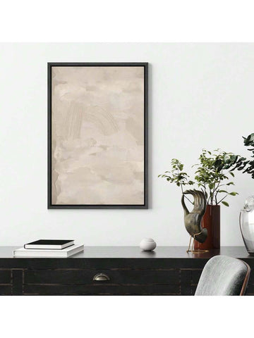 Elevate your living space with this Modern Beige Framed Canvas Wall Art, featuring a mid-century inspired tan paint stroke landscape. Its neutral tones and minimalist design seamlessly complement contemporary interiors, adding a sophisticated yet understated focal point. Crafted with a sleek beige frame, this piece enhances any room’s ambiance while reflecting expert taste in stylish home decor.
