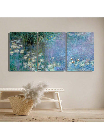 Elevate your space with the Monet Water Lily Pond Canvas Art Set, featuring meticulously framed prints that capture the serene beauty of Monet’s iconic water lilies. Perfect for both home and office, these high-quality canvases bring timeless elegance and a calming ambiance to any room, enhancing your décor with a touch of classic artistry. Crafted to preserve the vivid colors and intricate details, this set offers a sophisticated and lasting impression.