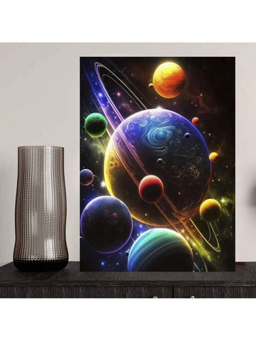 Explore the unknown with our Mysterious Planet Extraterrestrial Odyssey Framed Poster. Vibrant canvas art brings a unique touch to your home decoration. Show your love for space and let the poster's captivating design spark your imagination. A must-have for any enthusiast.
