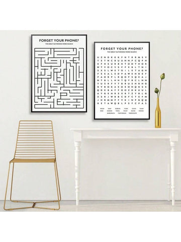 Enhance your bathroom decor with our Nordic Design Word Search Posters. These fun posters make a unique housewarming gift and provide endless entertainment while you wash up. Styled with a Nordic design, these posters are a fun and educational addition to any bathroom.
