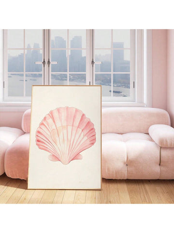 Enhance your space with this Pastel Pink Shell Canvas Wall Art, designed to bring a serene beach vibe to preppy dorms and homes. Its soft pastel hues and delicate shell motif create a calming atmosphere, perfect for adding subtle coastal charm. Crafted on high-quality canvas, this piece offers durability and vibrant color retention, making it an ideal accent for stylish, relaxed interiors.