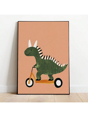 Transform your toddler’s room with this expert-designed Playful Dinosaur Canvas Wall Art. Measuring 11.8 by 15.7 inches and beautifully framed, it adds a vibrant, engaging touch to nursery decor. Crafted for durability and visual appeal, this artwork creates a stimulating environment that encourages imagination and joy, perfect for young children’s spaces.