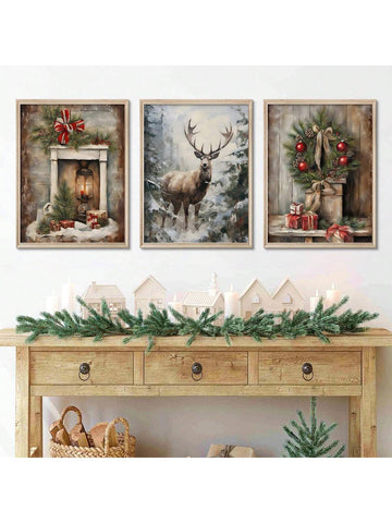 Elevate your holiday decor with our Vintage Christmas Prints Set! This Winter Wonderland Wall Art Collection features charming designs that will add a touch of nostalgia to your home. Made with high-quality materials, these prints will bring warmth and joy to your space, perfect for the holiday season.