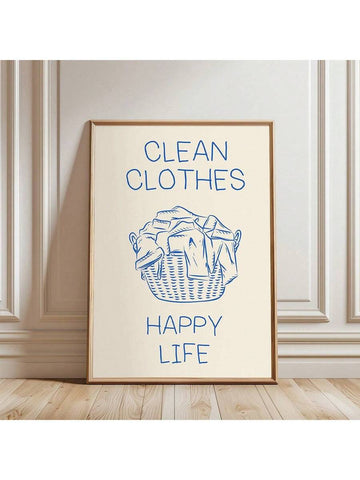 Enhance your living or workspace with this whimsical laundry-themed canvas wall art. Designed for both home and office, this decorative print adds a fun and creative element to your décor. Its vibrant imagery and expert craftsmanship make it a perfect accent to brighten laundry rooms, kitchens, or work areas, combining style with a lighthearted touch that inspires and refreshes any environment.
