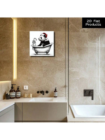 Celebrate the holiday season with this Whimsical Panda Santa Canvas Poster. Featuring a playful panda dressed as Santa Claus, it brings a unique and charming touch to your Christmas decor. Crafted on high-quality canvas, this wall art adds festive cheer and a cozy atmosphere to any room. Perfect for those seeking a blend of whimsy and tradition in their holiday decorations.