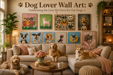 Dog Lover Wall Art: Celebrating the Love We Have for Our Dogs