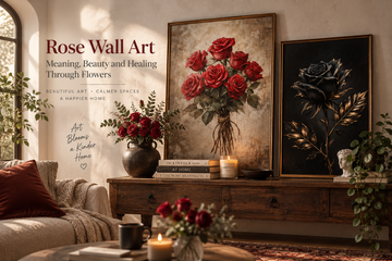 Rose Wall Art: Meaning, Beauty and Healing Through Flowers