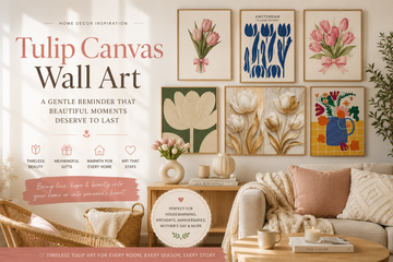 Tulip Canvas Wall Art: A Gentle Reminder That Beautiful Moments Deserve to Last