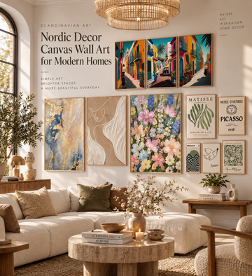 Nordic Decor Canvas Wall Art for Modern Homes