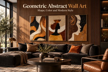 Geometric Abstract Wall Art: Shape, Color and Modern Style