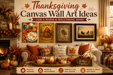 Thanksgiving Canvas Wall Art Ideas for a Warm and Welcoming Home