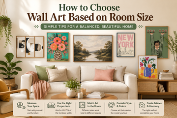 How to Choose Wall Art Based on Room Size: Simple Tips for a Balanced, Beautiful Home