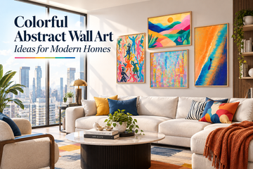 Colorful Abstract Wall Art Ideas for Modern Homes