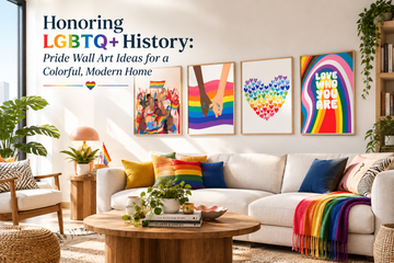 Honoring LGBTQ+ History: Pride Wall Art Ideas for a Colorful, Modern Home