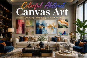 Colorful Abstract Canvas Art That Brings Personality Into Your Home