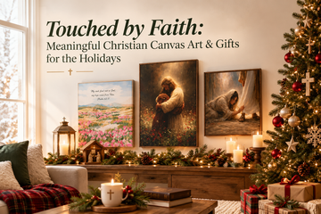 Touched by Faith: Meaningful Christian Canvas Art & Gifts for the Holidays
