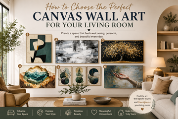 How to Choose the Perfect Canvas Wall Art for Your Living Room
