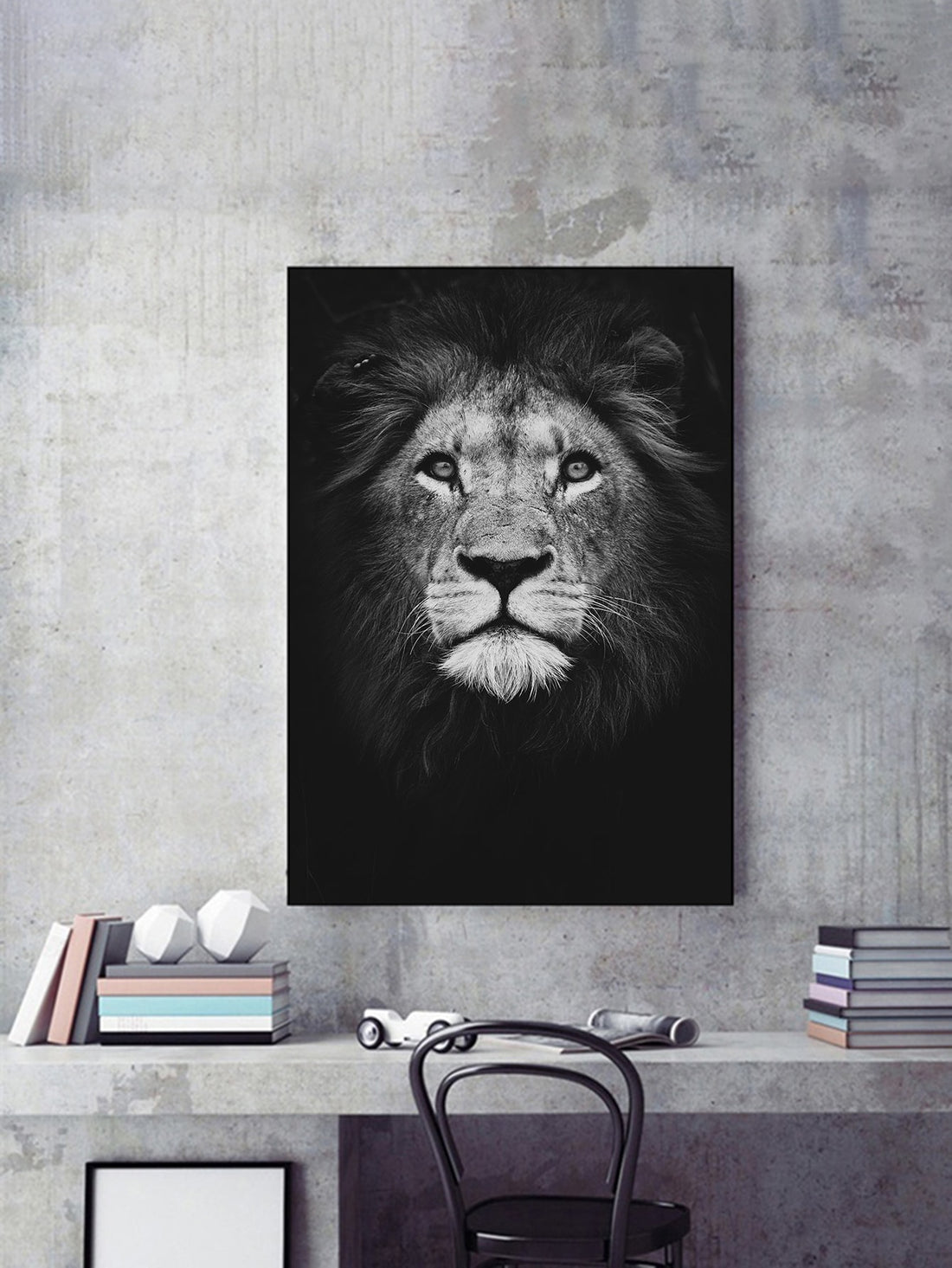 Showcase your love for wildlife with our Modern Lion Print Canvas Poster. With its high-quality waterproof canvas and vibrant colors, this poster is perfect for adding a touch of modern elegance to any room. Perfect for home decor, this bold wall art will surely impress any art enthusiast.