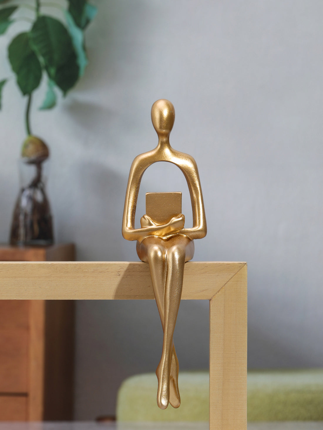 Enhance the aesthetic of your space with our Unique Abstract Human Figure Decorative Ornament. Crafted with intricate details, this ornament adds an artistic flair to any room. With its one-of-a-kind design, it is sure to be a conversation starter. Elevate your decor with this unique piece.