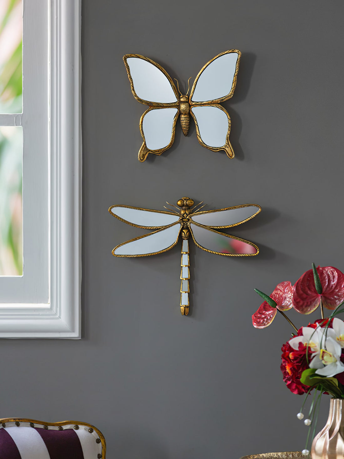 Upgrade your home decor with our Retro Butterfly 3D Resin Glass Mirror Wall Decoration. This trendy and unique piece adds a touch of elegance to any room. Perfect as a housewarming gift for her, it's made of high-quality materials and intricately crafted for a one-of-a-kind look.