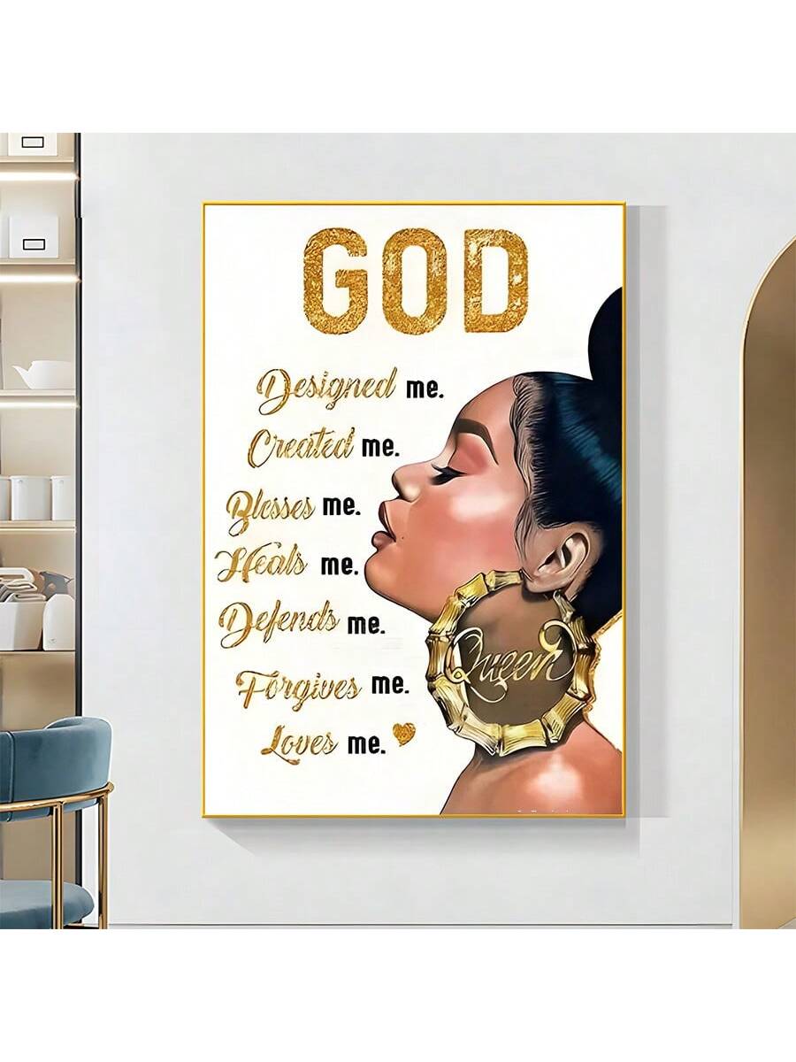 Introduce an air of elegance to your home decor with Golden Inspiration, a stunning African art canvas wall poster. Featuring intricate designs and bold golden hues, this stylish piece is sure to elevate any room. Perfect for art lovers and those seeking a touch of cultural flair.