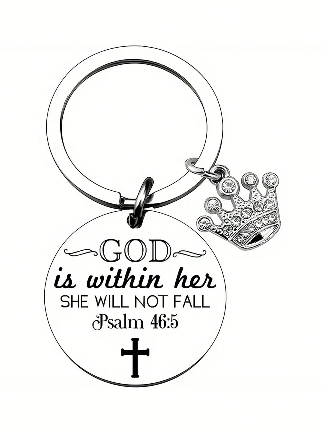 Keep the faith close to you with our Faithful Reminder Christian Keychain. With an inspiring message and beautiful design, this keychain makes a perfect gift for daughters, friends, and sisters, as well as any woman in your life. Stay motivated and uplifted with this reminder by your side.