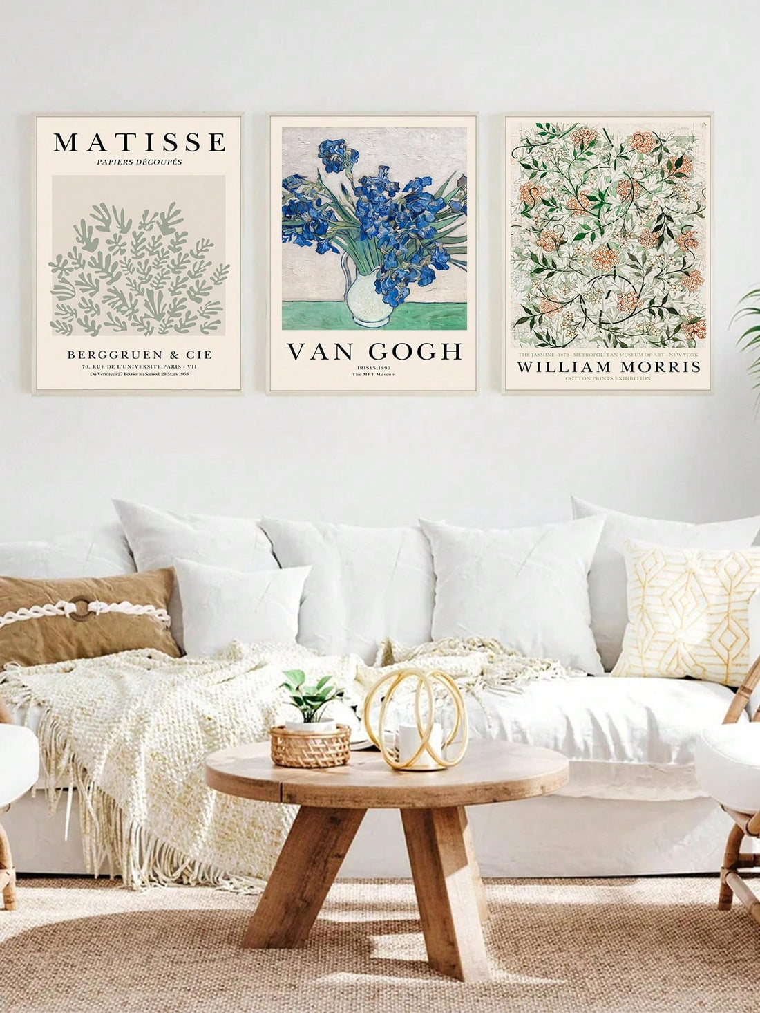 Elevate your living room with our Vintage Botanical Abstract Canvas Painting Set. This stunning set features vintage-inspired botanical prints, adding a touch of elegance and sophistication to your space.