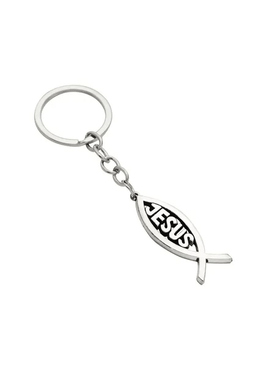 This Heavenly Jesus Fish Metal Keychain is the perfect gift for any Christian, especially during the Easter season. Made from durable metal, it features a beautiful design of the iconic Jesus fish. Carry it with you to always remind you of your faith and spread the message of love and salvation.