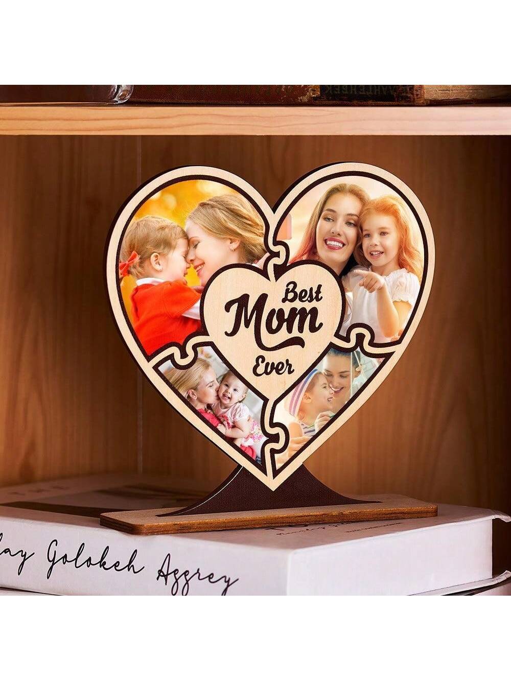 Custom Personalized Wooden Heart: The Perfect Gift for Mom on Any Occasion