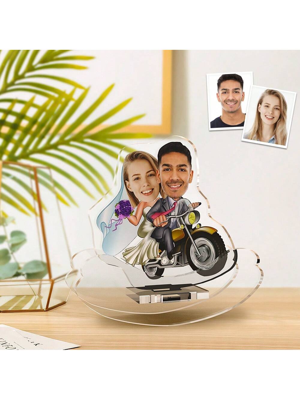 This Personalized Couple Cartoon Acrylic Shaker Plaque is the perfect gift for any occasion. Made of high-quality acrylic, it features a unique couple cartoon design and can be personalized with the names of your choice. A thoughtful and charming present for weddings, anniversaries, or any special celebration.