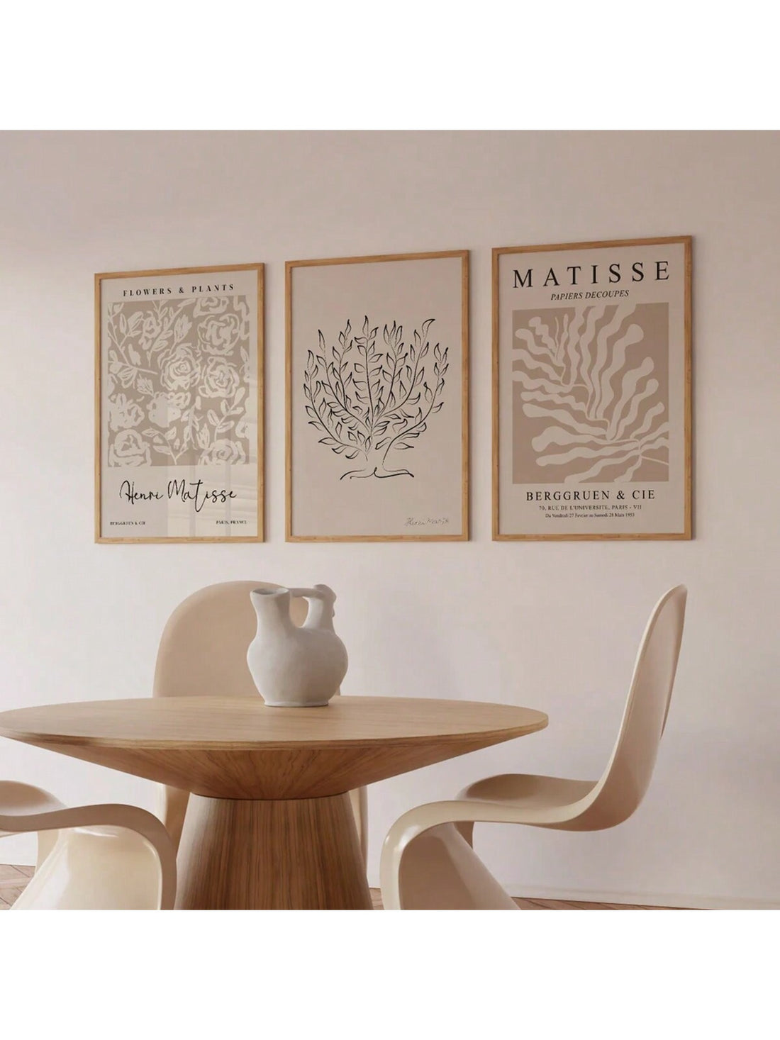 Elevate your living space with this 3-piece neutral wall art set, designed for a contemporary aesthetic. These printable posters blend subtle tones with modern design, creating a harmonious backdrop that complements various décor styles. Ideal for enhancing any room, they offer flexibility and sophistication without overwhelming your existing palette. Perfect for those seeking effortless, stylish home accents that convey refined taste and timeless appeal.