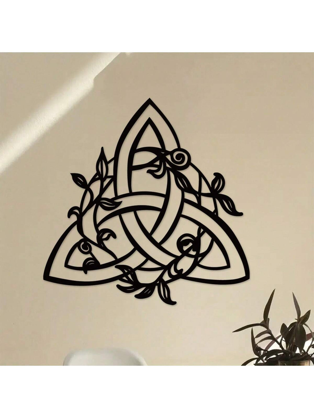 Enhance your holiday decor with our Metallic Celtic Knot Wall Art. Crafted with precision and attention to detail, this Full Metal Alchemist Christmas Gift is perfect for fans of the popular series. Made of high-quality metal, it adds a touch of elegance to any room.