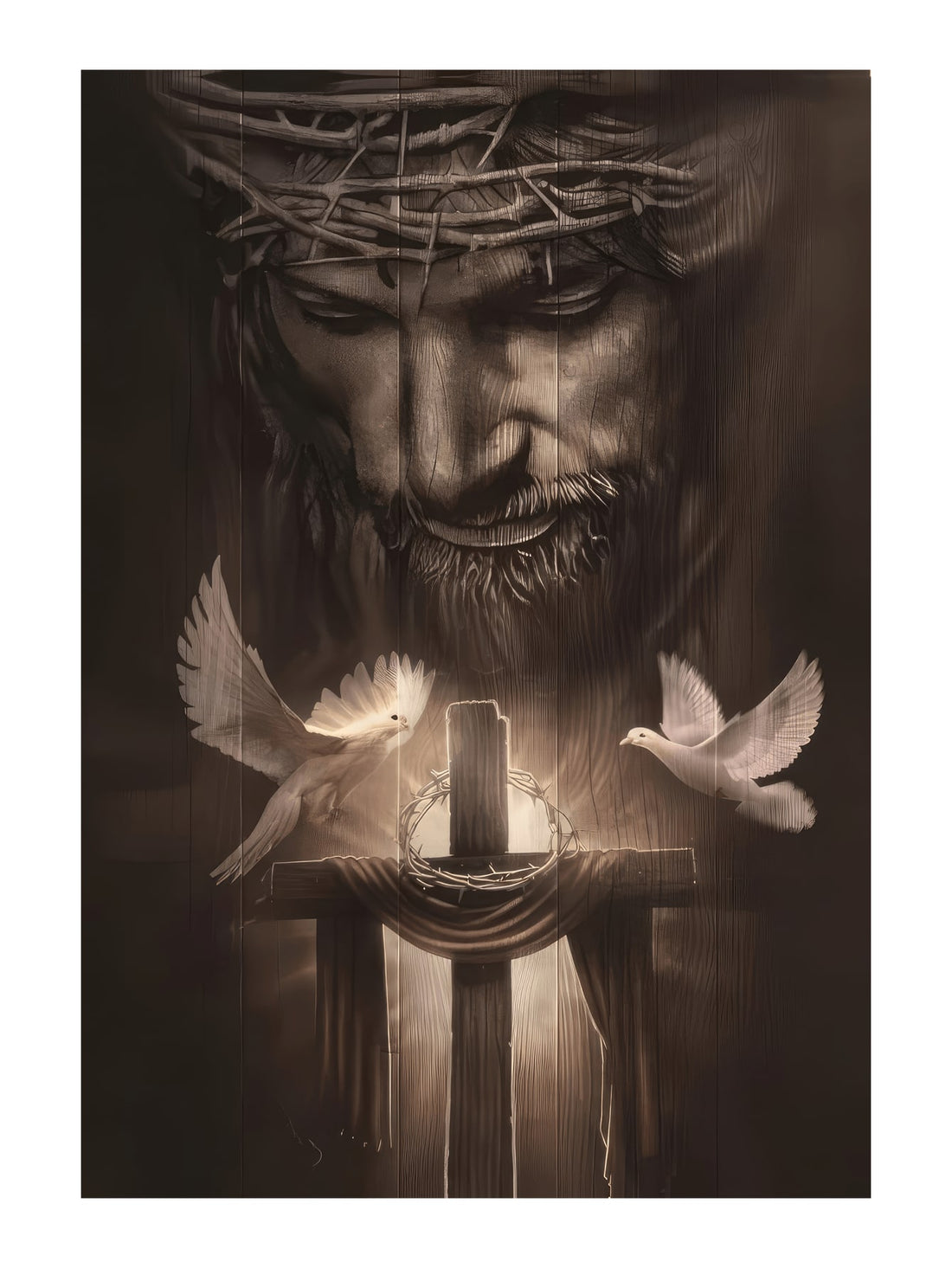 Enhance your well-being with our "Improve Your Quality Of Life with God and Cross" art canvas poster. Featuring a beautiful depiction of faith and spirituality, this poster serves as a daily reminder of the positive impact of belief. Printed on high-quality canvas and without a frame, this poster can easily be hung in any room.