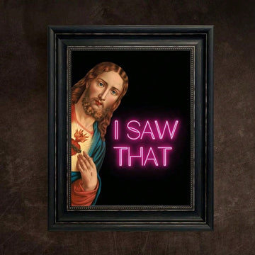 Jesus Poster Wall Art, Funny Jesus Poster, Home Decor, Living Room Painting, Bedroom Decoration Painting