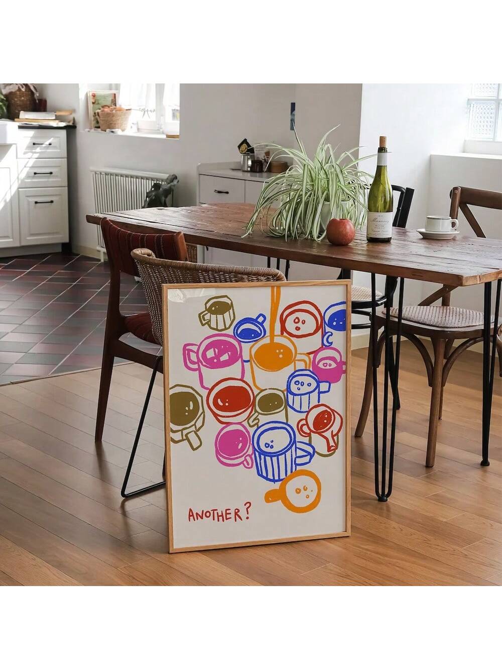 Coffee Vibes Only: Trendy Aesthetic Kitchen Wall Art Poster