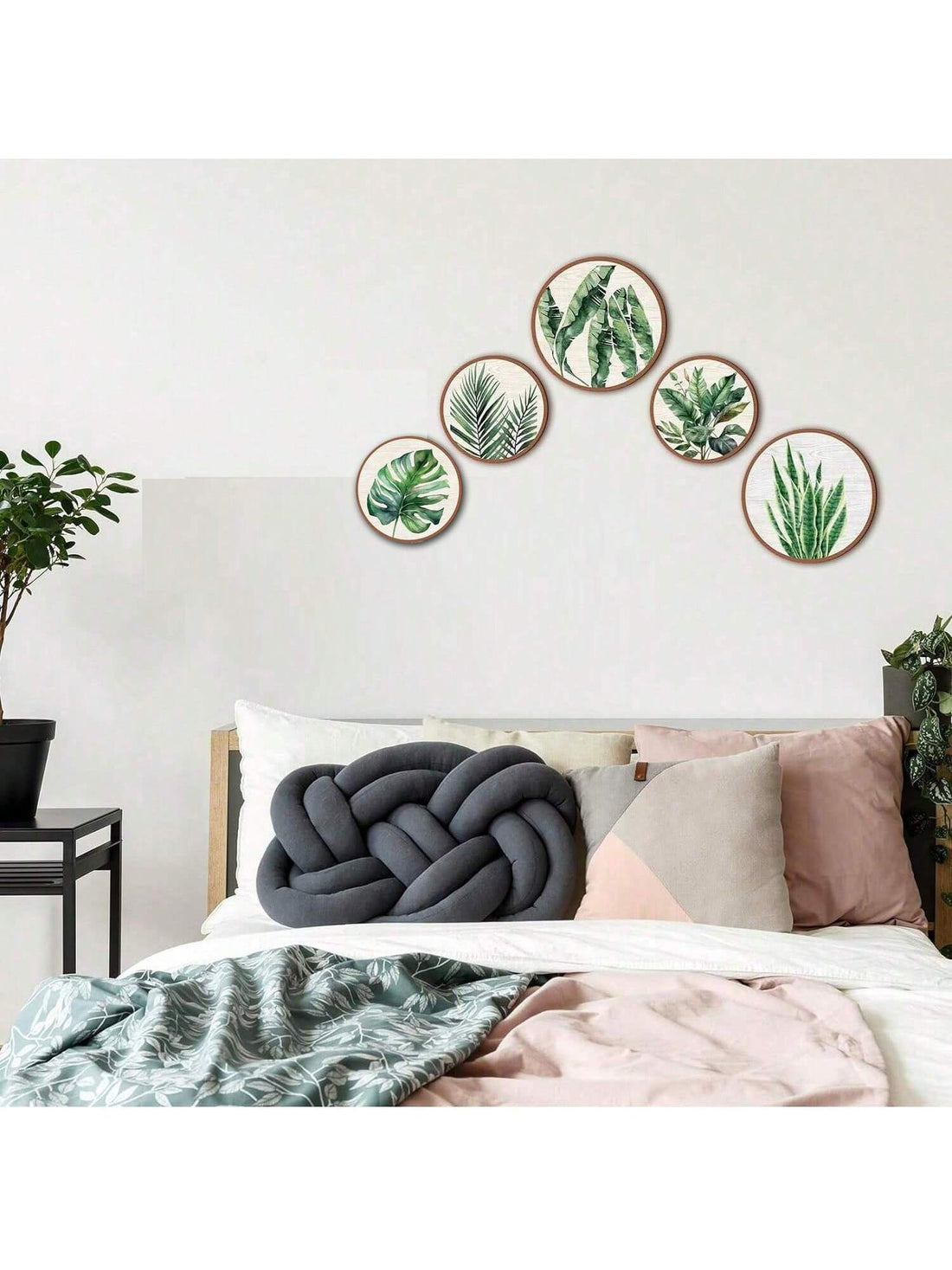 This Boho Chic Wooden Wall Art Set is a perfect addition to any apartment living space. With its geometric and minimalist design, it adds a touch of modern style to any room. Crafted with high-quality wood, this wall art set brings a natural and unique element to your home décor.