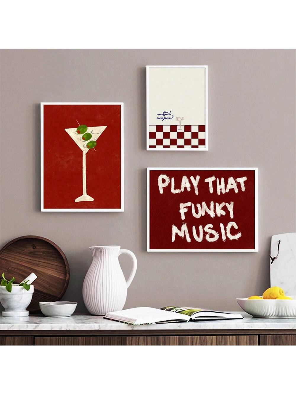 Elevate your kitchen or dining space with this Frameless Retro Cocktail Canvas Print, featuring funky minimalist art that captures vintage charm with a modern twist. The frameless design offers a sleek, gallery-quality look, making it a perfect accent for contemporary interiors. Crafted with high-quality canvas, this print adds a pop of personality and color, enhancing your décor without overwhelming the room. Ideal for enthusiasts of retro style and cocktail culture, it brings both character and sophistica