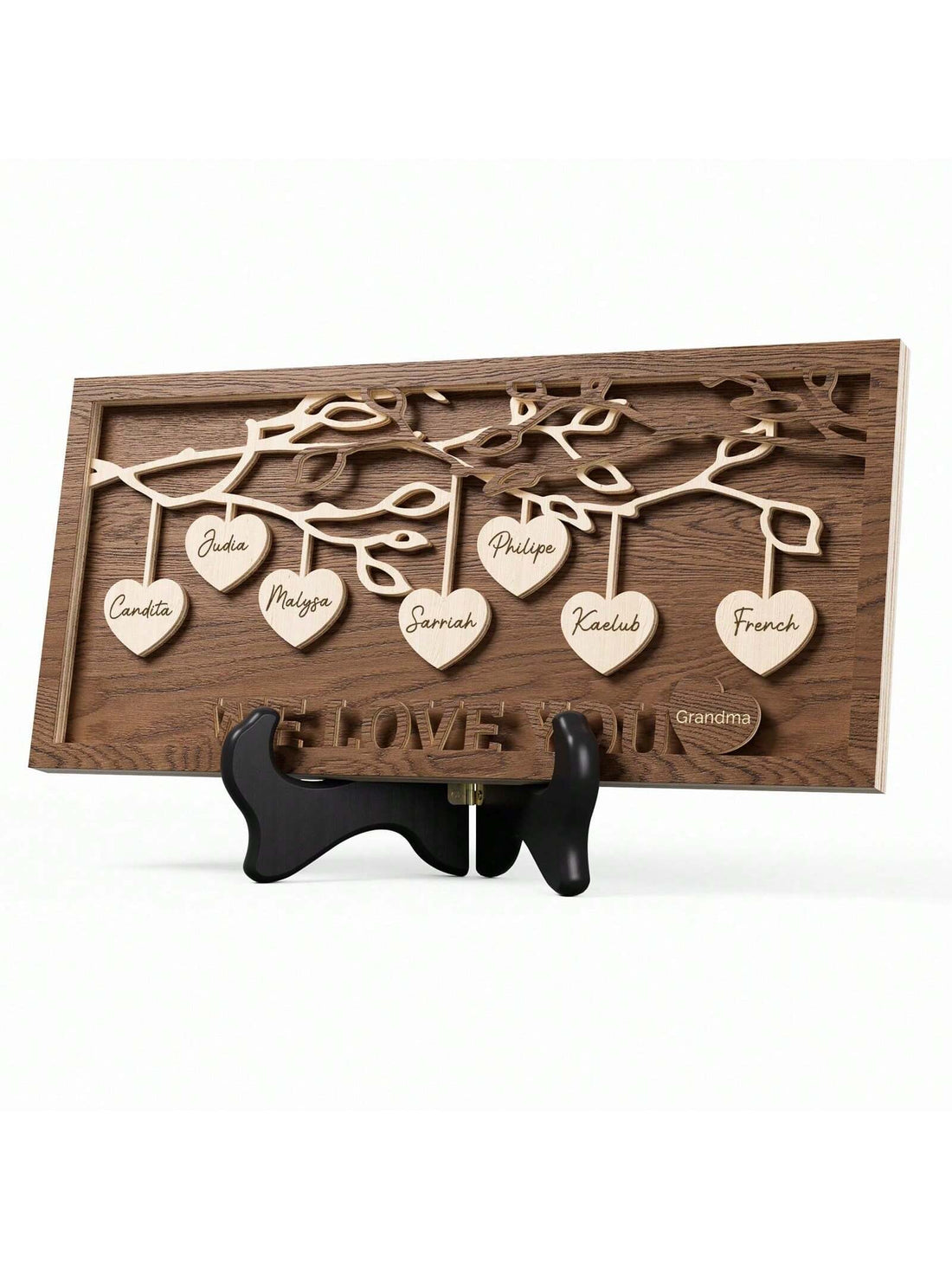 This Customized 3D Wood Family Tree Sign is the perfect gift for any mom on Mother's Day or Christmas. Show your love and appreciation with a unique, personalized gift that will be cherished for years to come. Using advanced 3D wood carving technology, this sign is a beautiful and meaningful addition to any home.