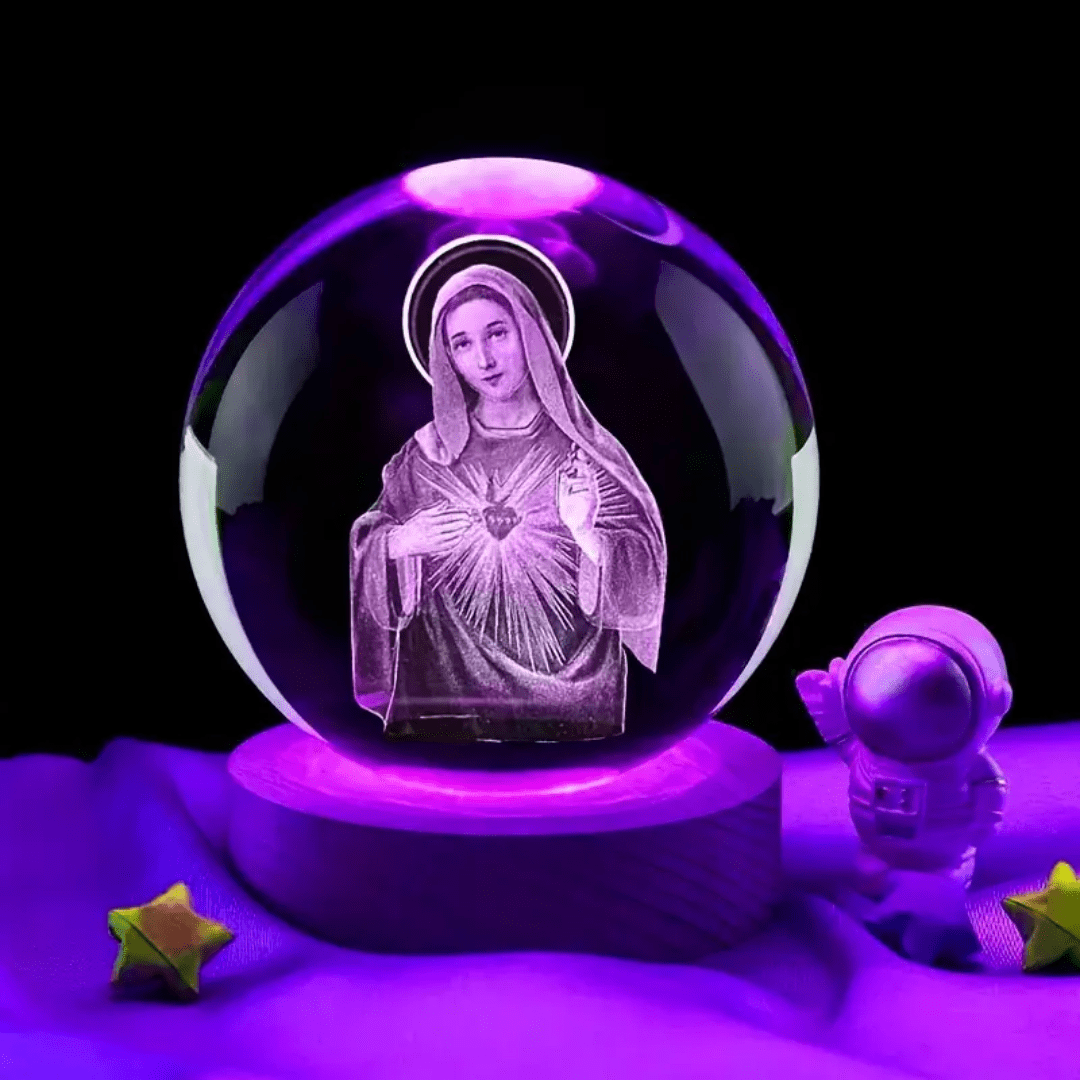 Experience the beauty and wonder of the holiday season with our Divine Nativity Crystal Ball Ornament. Exquisitely crafted with intricate details, this ornament is sure to add a touch of luxury to your holiday decor. The included USB base allows for easy display and makes for a perfect holiday gift.