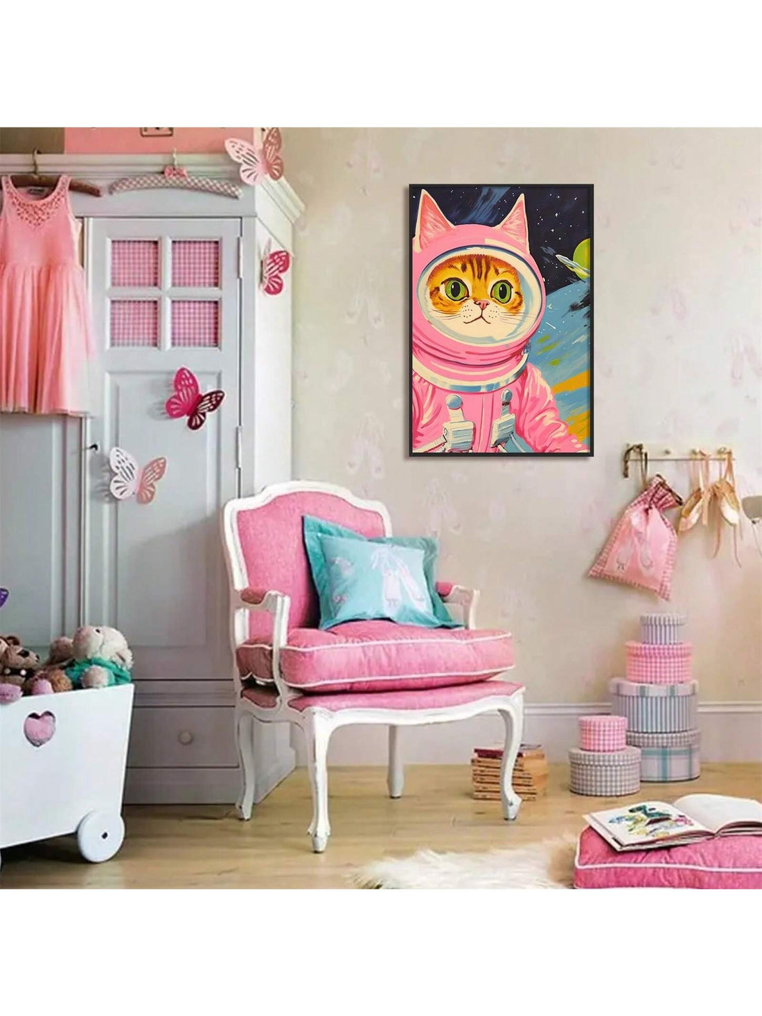 Transform your bathroom into a chic and quirky space with our stylish wall art made with high-quality canvas. Add a touch of aesthetics to your room with this unique and eye-catching poster. Elevate your bathroom's design and make a statement with our Chic &amp; Quirky Bathroom Wall Art.