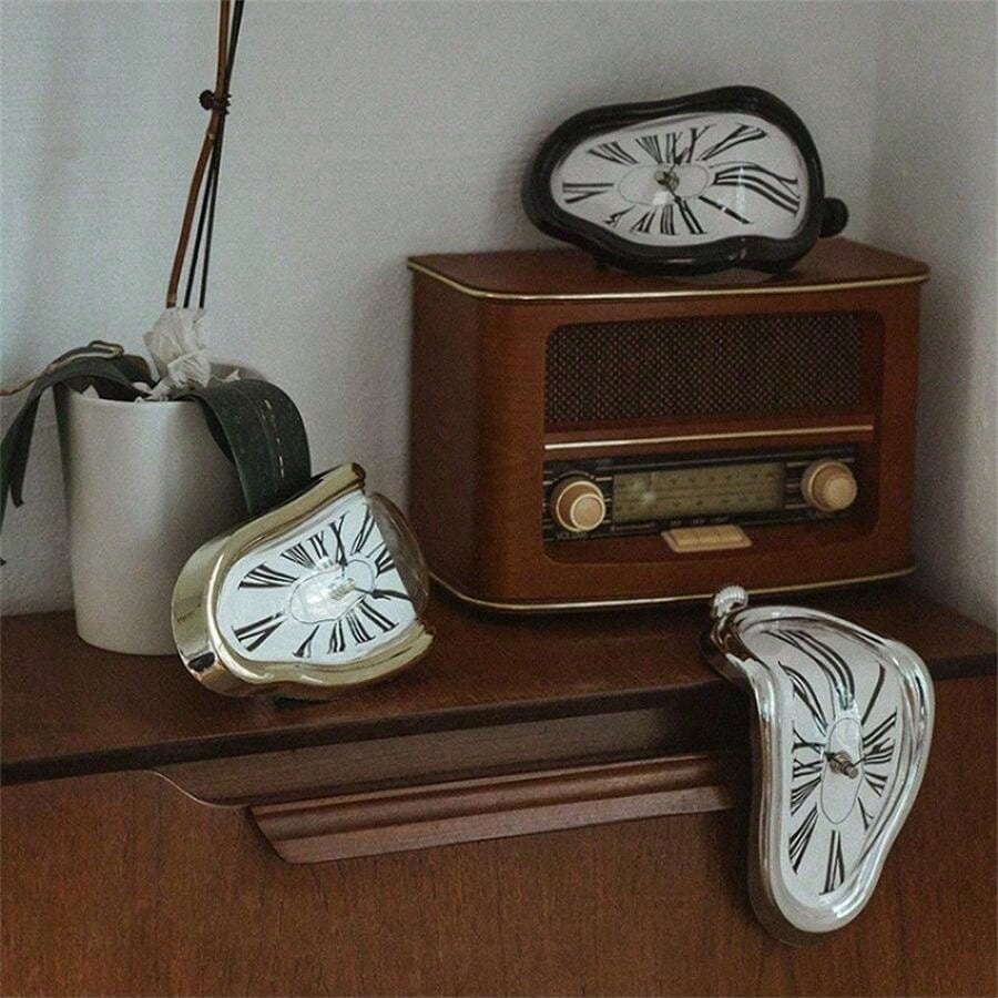 Surreal Dream: Salvador Dali-Inspired Melting Wall Clock for Unique Home Decor