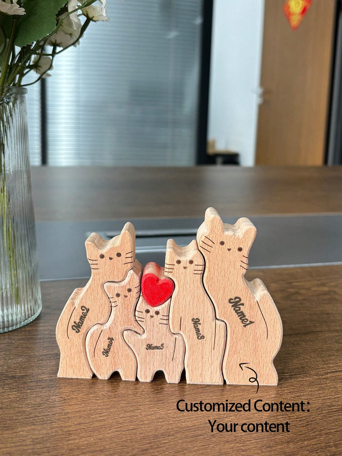 Elevate your home decor with our Personalized Family Name Wooden Jigsaw Decor. This unique piece is the perfect gift for all occasions. Add a personal touch to your living space while celebrating your family name. Crafted with precision and quality materials, it's guaranteed to bring joy and beauty to your home.