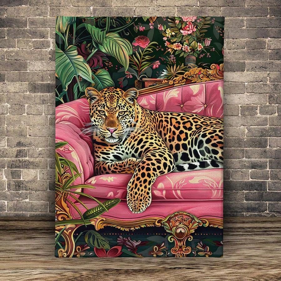 Add a touch of wild life to your walls with our Leopard Canvas Print. Perfect for any room, office, or even a cafe or bar. This Canvas Animal Poster is an ideal addition to your decor. Made with high-quality materials, it is a great gift for any occasion and will bring new life to your home or dorm.