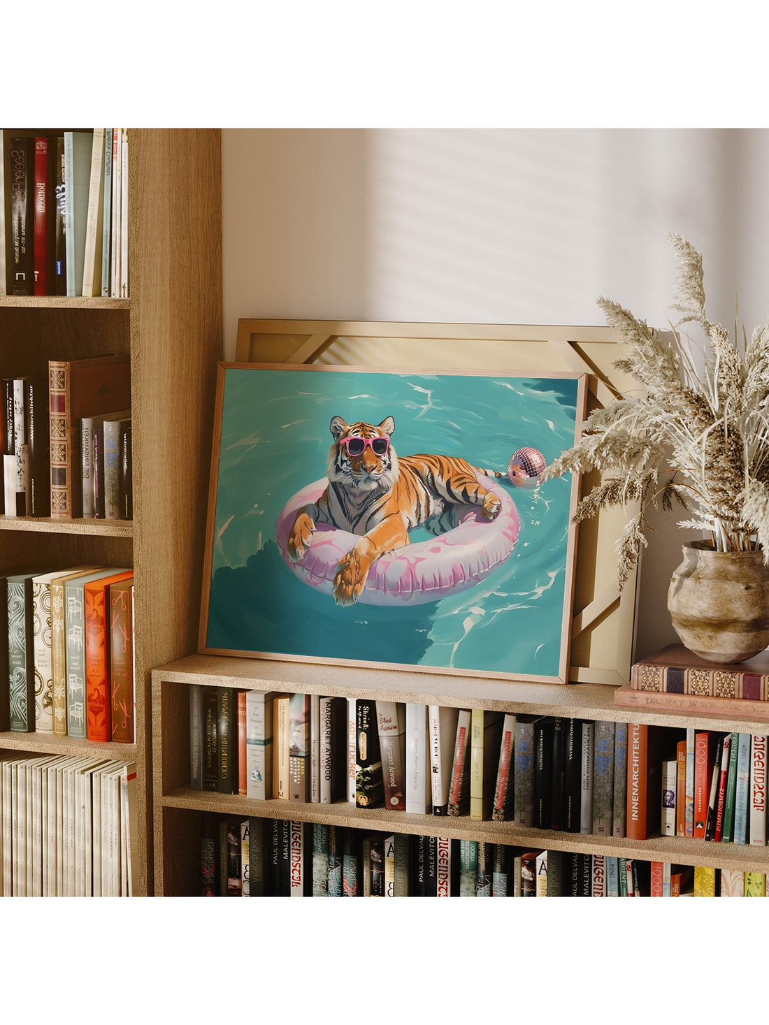 Add an eye-catching touch to your home decor collection with our Adorable Tiger Poster. Made with high-quality materials, this poster features a stunning tiger design that will surely impress any guest. Elevate your interior design with this perfect addition.