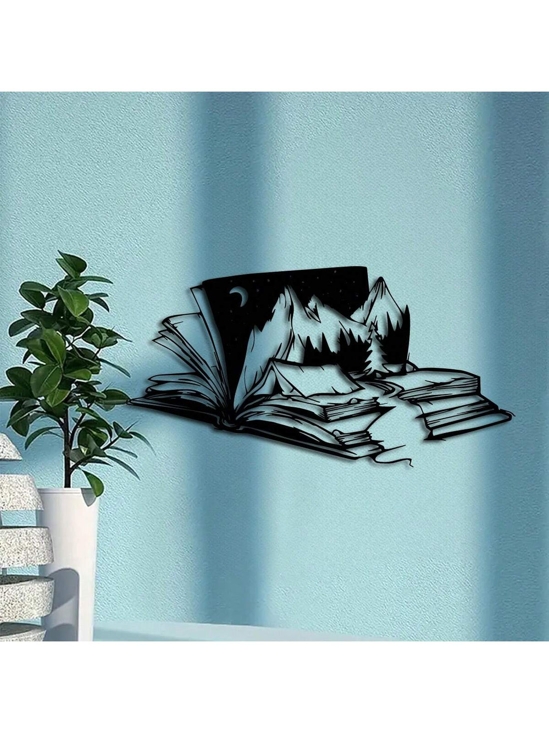 Transform your walls into a literary oasis with our Modern Wall Art for Book Lovers. This unique home decor not only adds a touch of sophistication to any room, but also makes for a thoughtful housewarming gift. Let your love for books shine through with this stylish and functional piece.