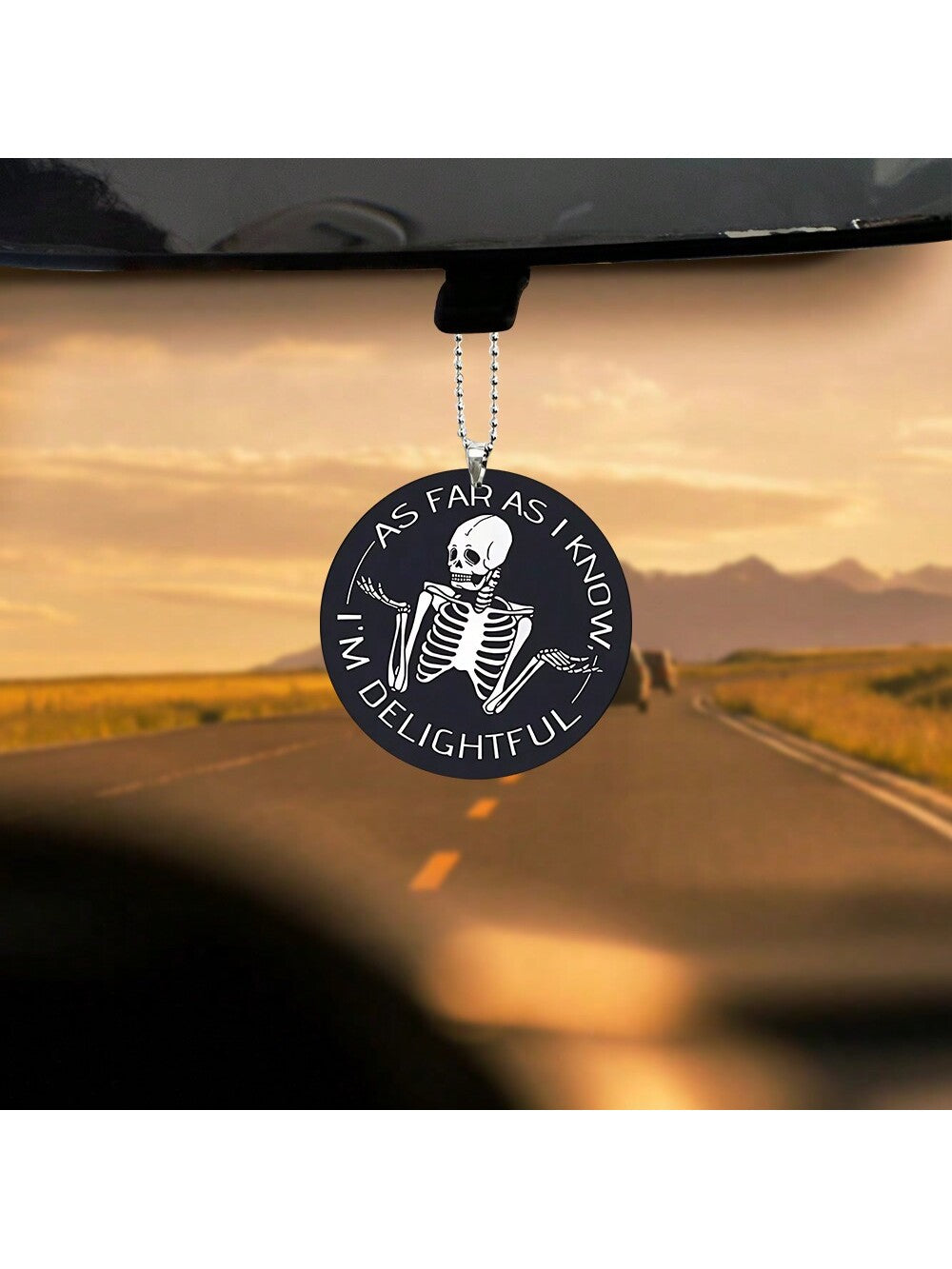 Enhance your style with our Unique 2D Skull Acrylic Pendant! Add a touch of personality to your car rearview mirror, backpack, or keychain with this eye-catching accessory. Made from high-quality acrylic, this pendant is perfect for any skull enthusiast. Elevate your fashion game and make a statement with our unique pendant.